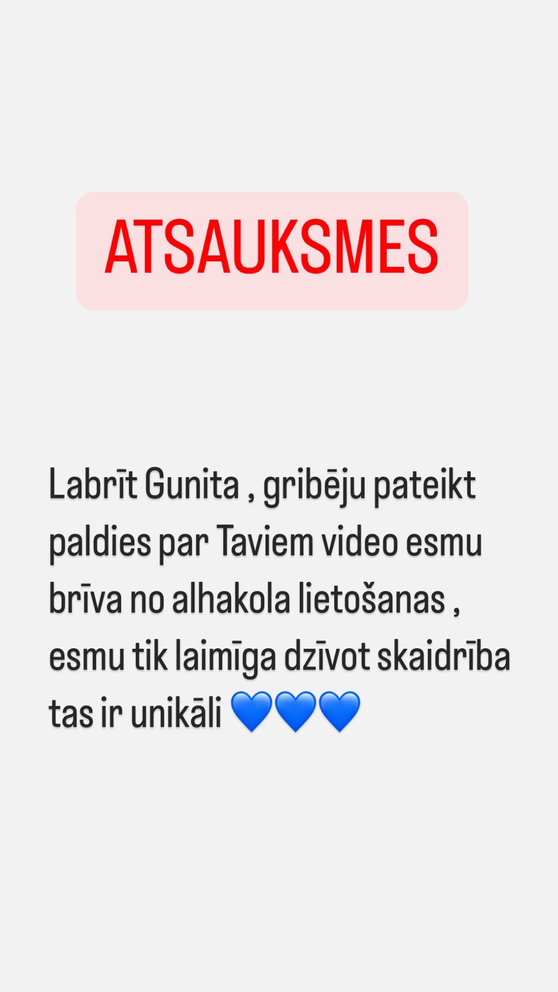 Atsauksme par Gunitu Gudoni