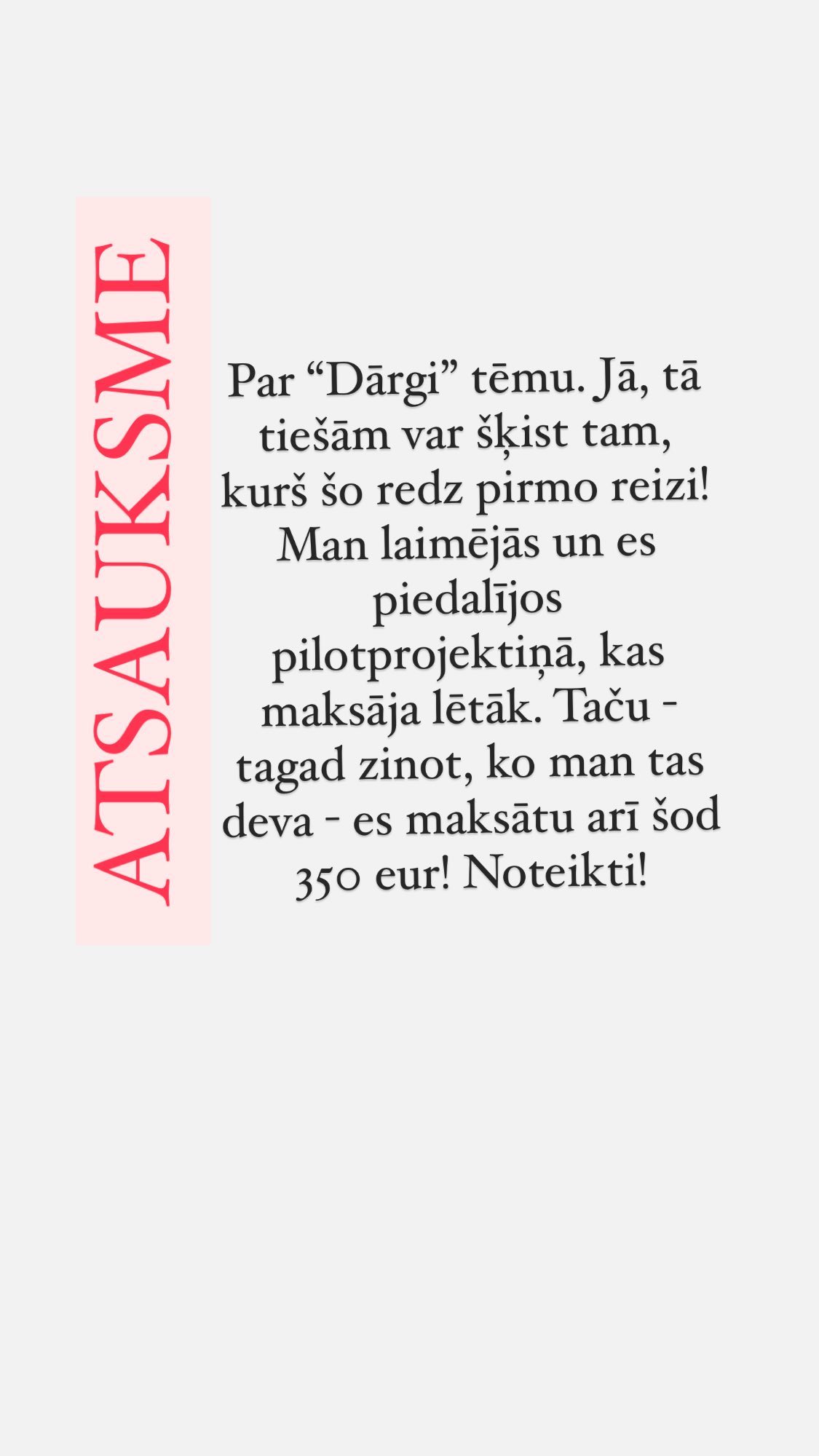 Atsauksme par Gunitu Gudoni