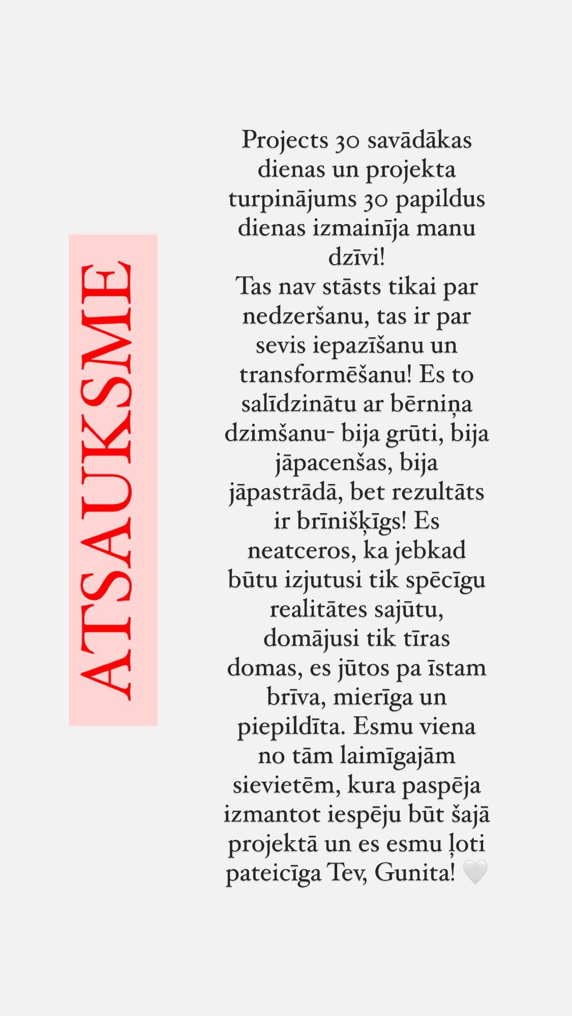 Atsauksme par Gunitu Gudoni